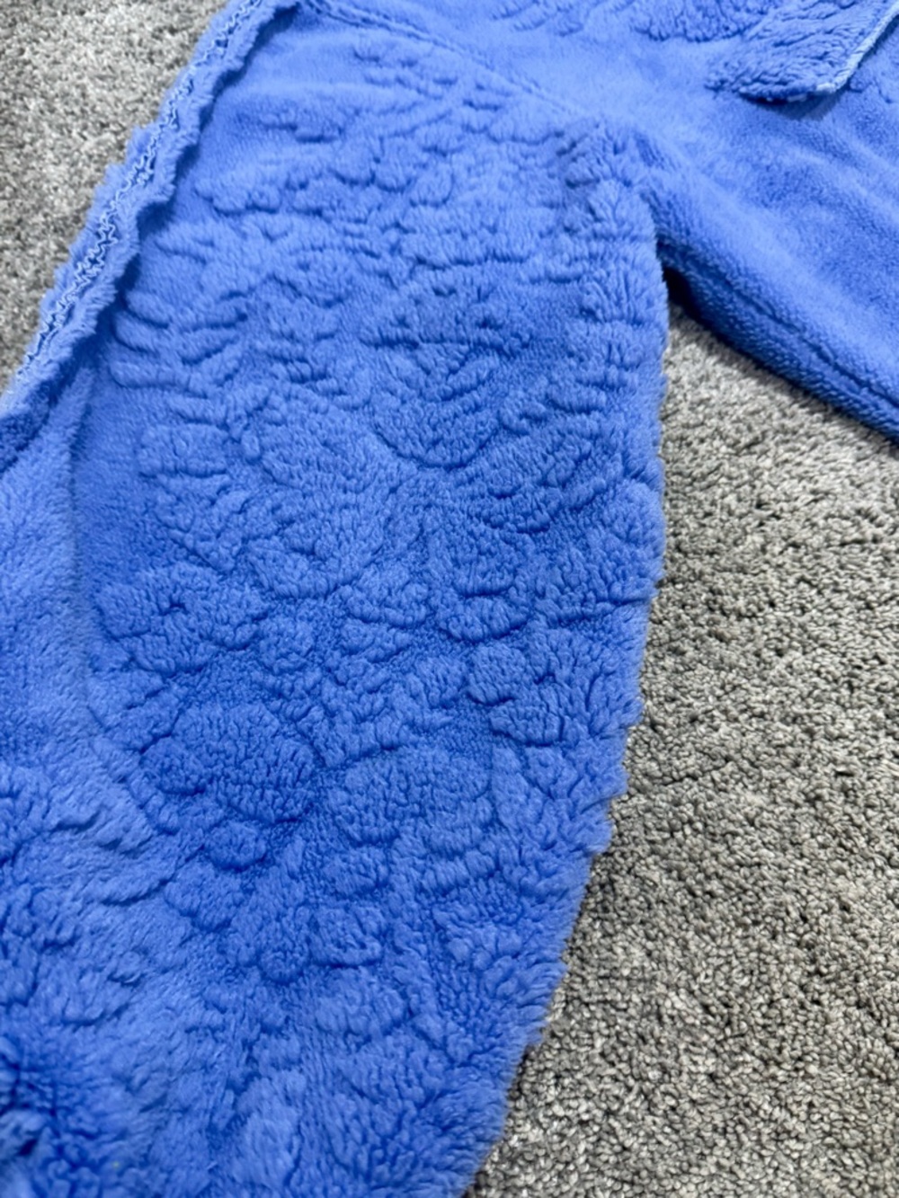Free People Monarch Sweatshirt- Blue-Size XS - Picture 5 of 7